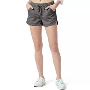 UNIONBAY Maribeth Sateen Shorts – Galaxy Gray – Medium